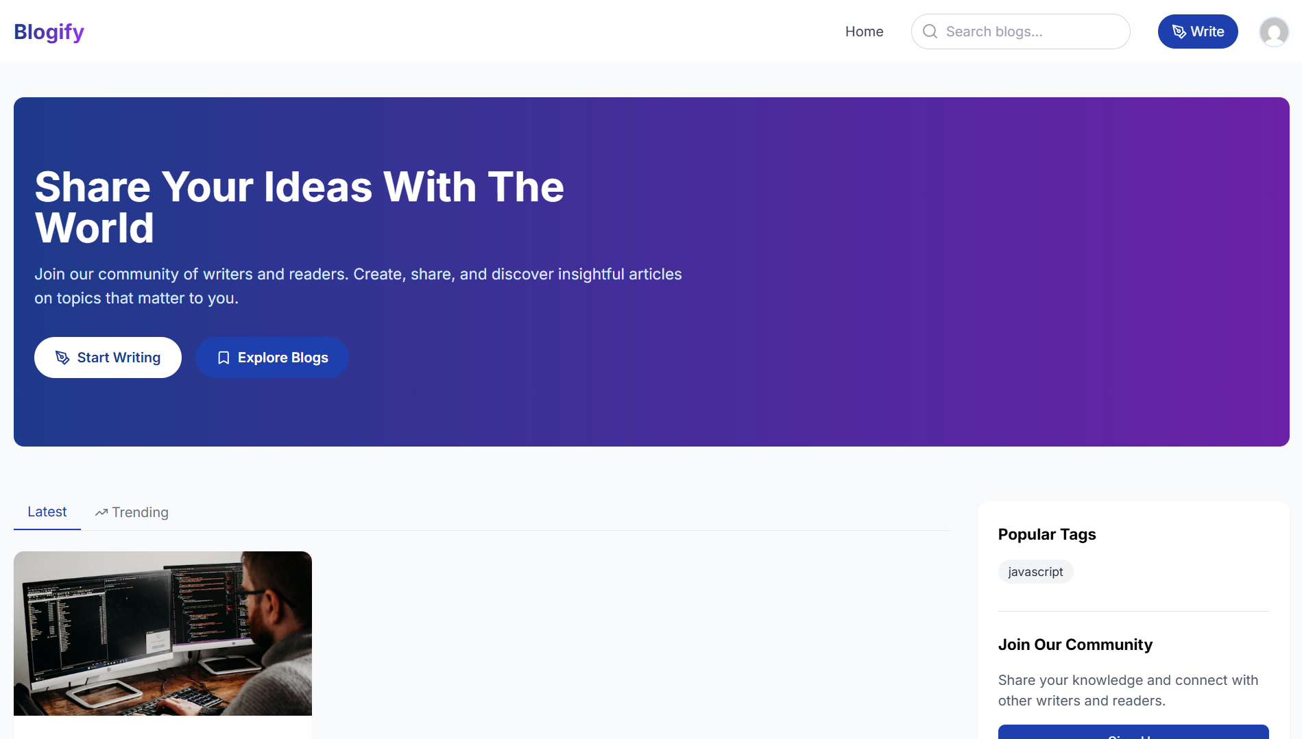 Blogify